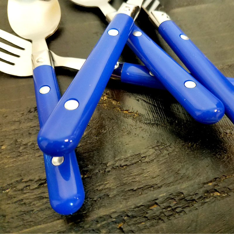 Winston Porter Wilke Stainless Steel Flatware Set Service for 6